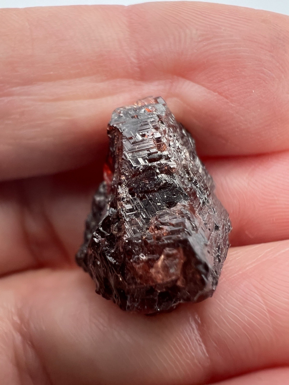 Spessartine Garnet from Brazil 5/8″x 1/2″x 5/8″ Item Z035