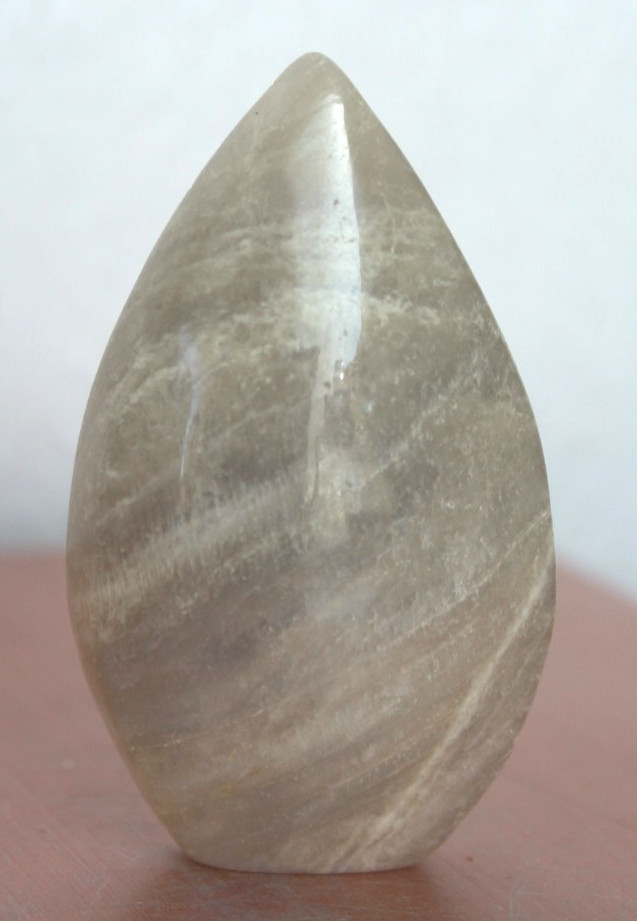 MOONSTONE TEARDROP FREEFORM 2.66 INCHES TALL/ 82 GRAMS