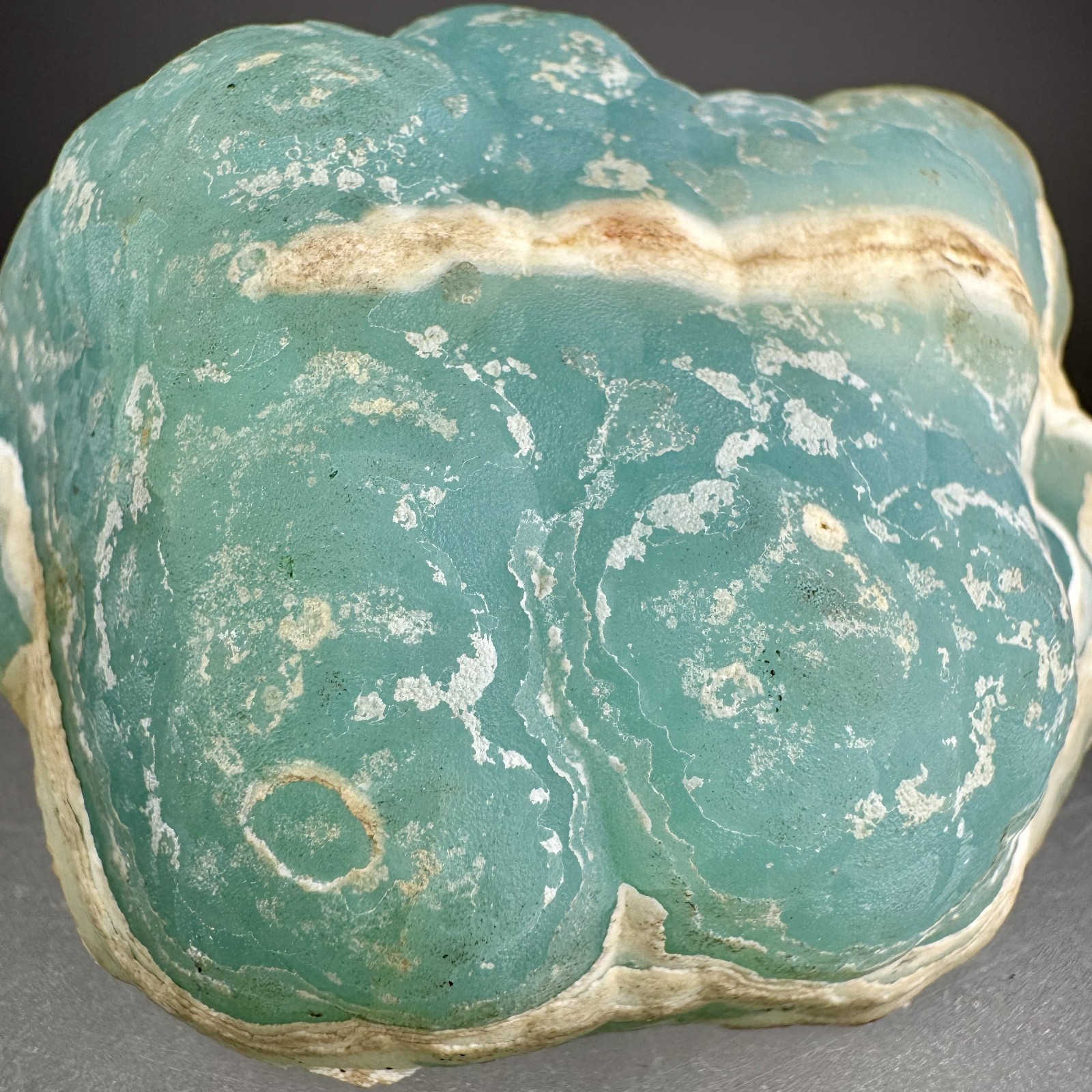 Fine Large Blue Smithsonite: Kelly mine, Magdalena, Socorro Co., New Mexico