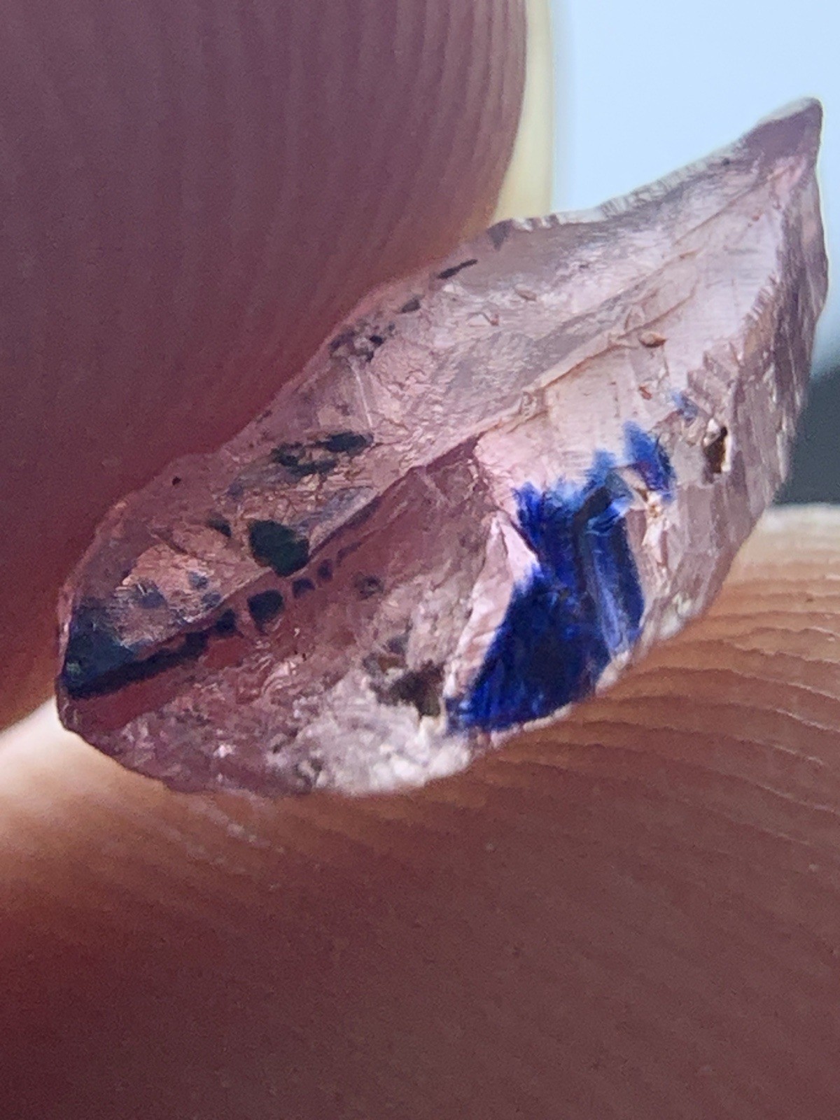 1.46 Crts Extremely Rare Stunning Facet Grade Pink & Blue Winza Sapphire @winza