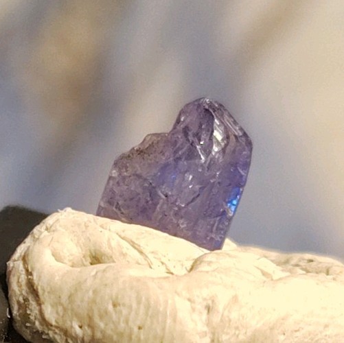 14ct Natural Unheated Tanzanite Crystal Thumbnail Specimen – Merelani, Tanzania