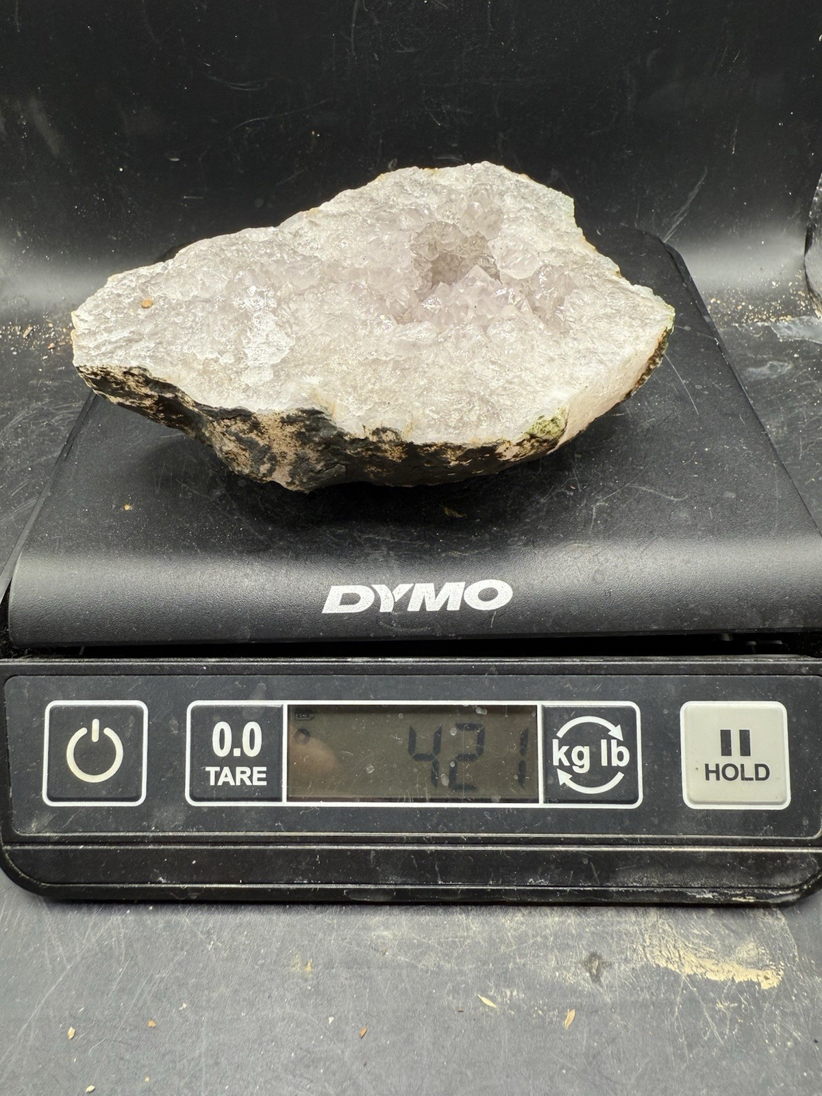 Indiana Amethyst Geode Light Lilac Purple 2,105 Carats All Natural