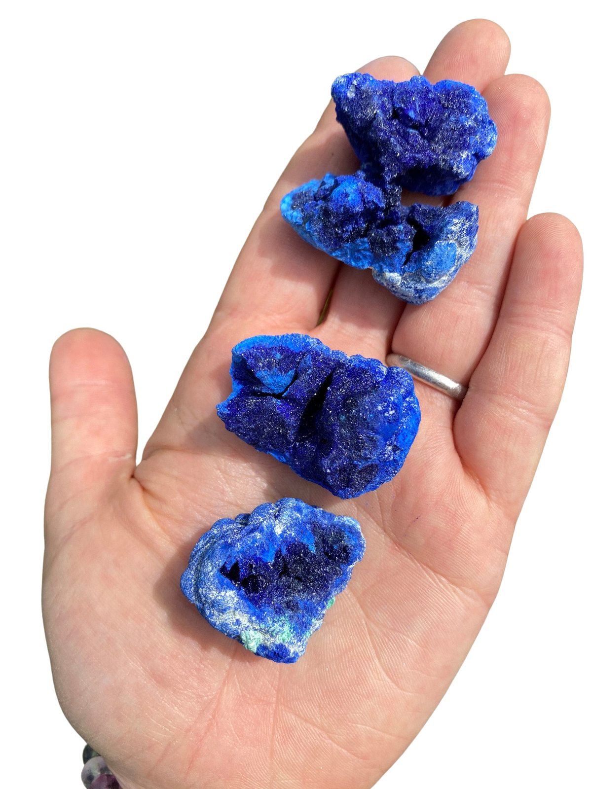 Raw Azurite & Malachite Cluster, Natural Azurite Poteryaevskoe Mine, Siberia