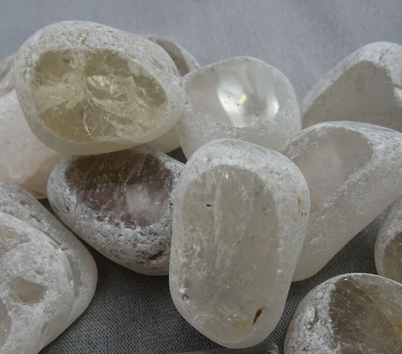 Clear Quartz Ema Eggs, Dreamer’s Stone, Seer Stone, Window Quartz, Brazil