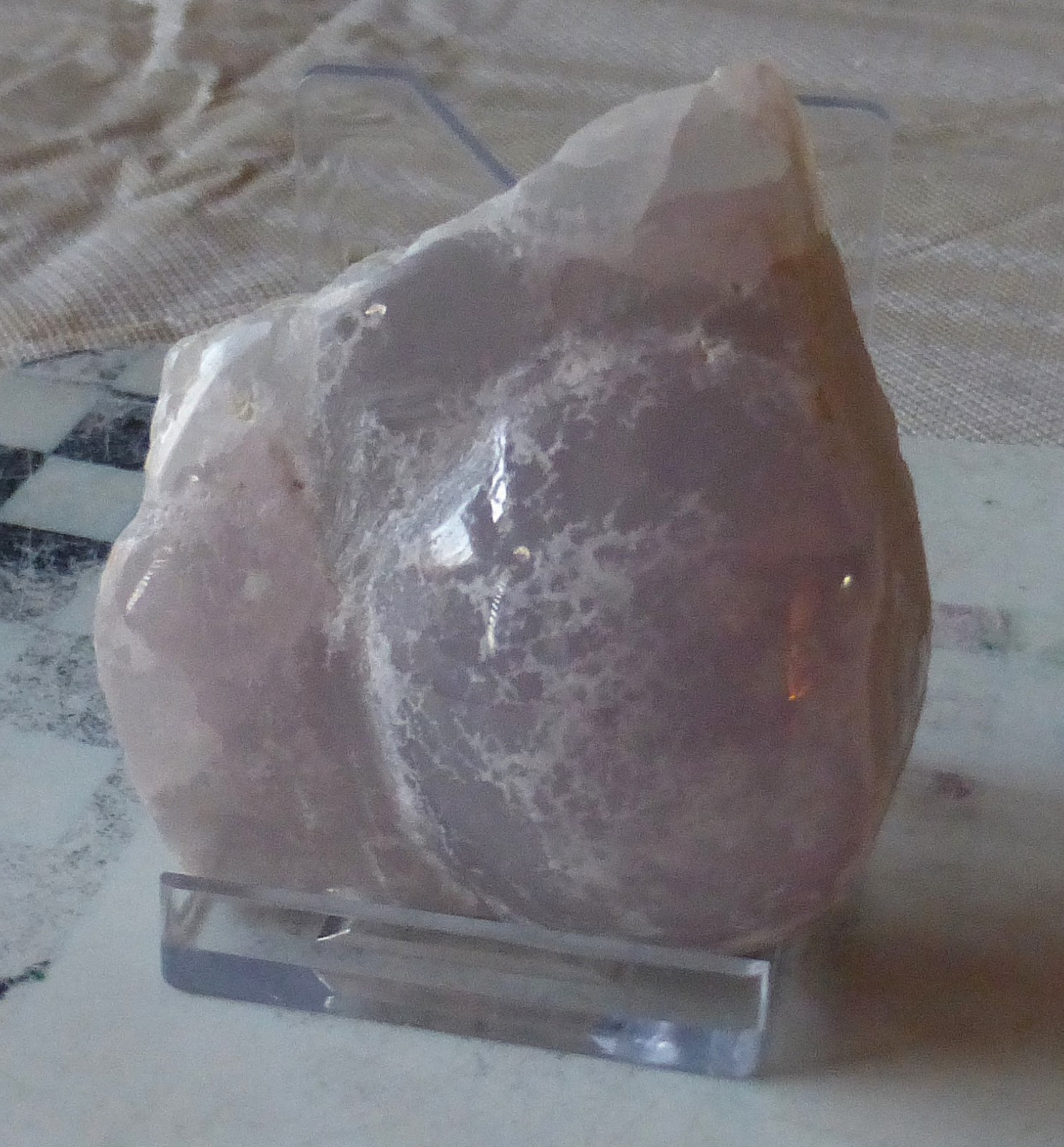Pale PINK Smithsonite Specimen no matrix from Choix Sinaloa Mexico 150 grams