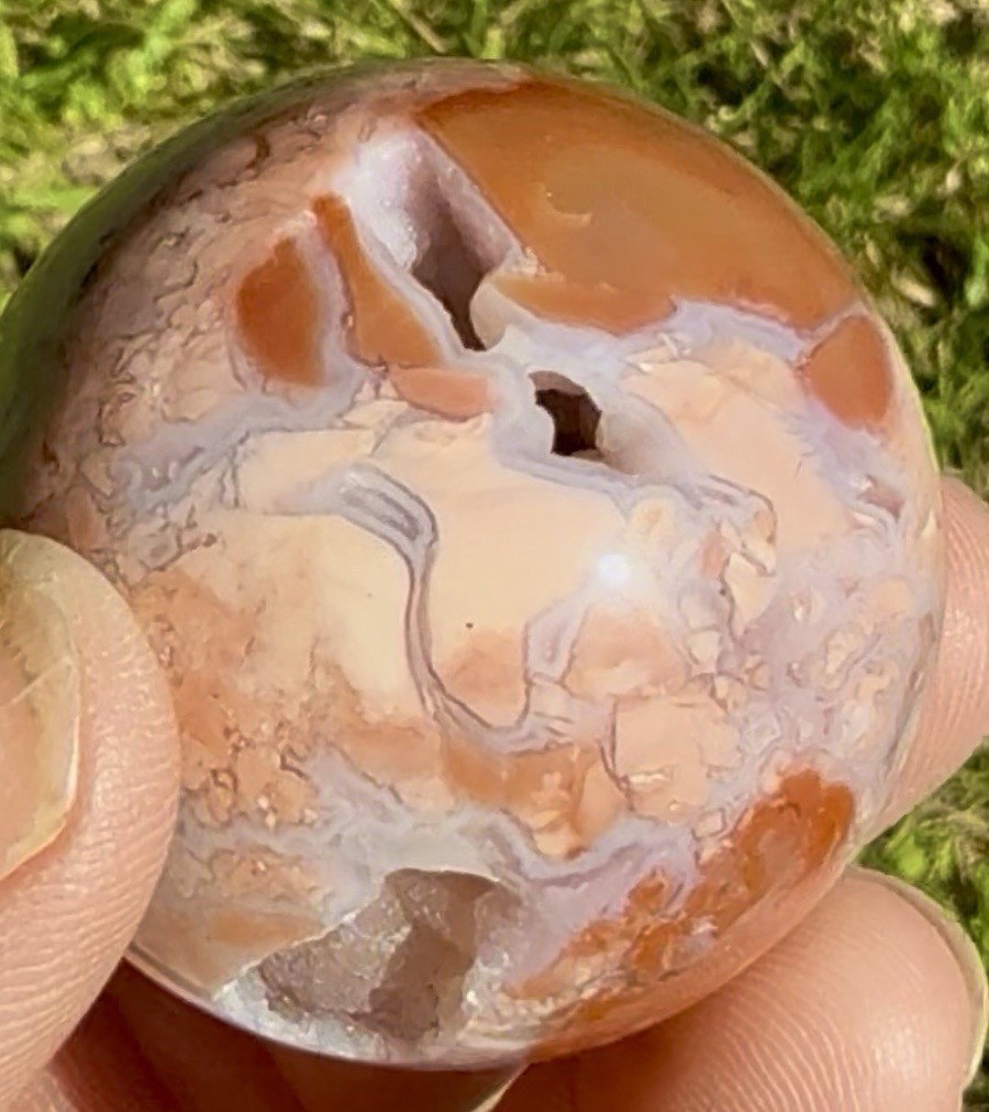 Cotton Candy Agate Sphere 40mm/87g