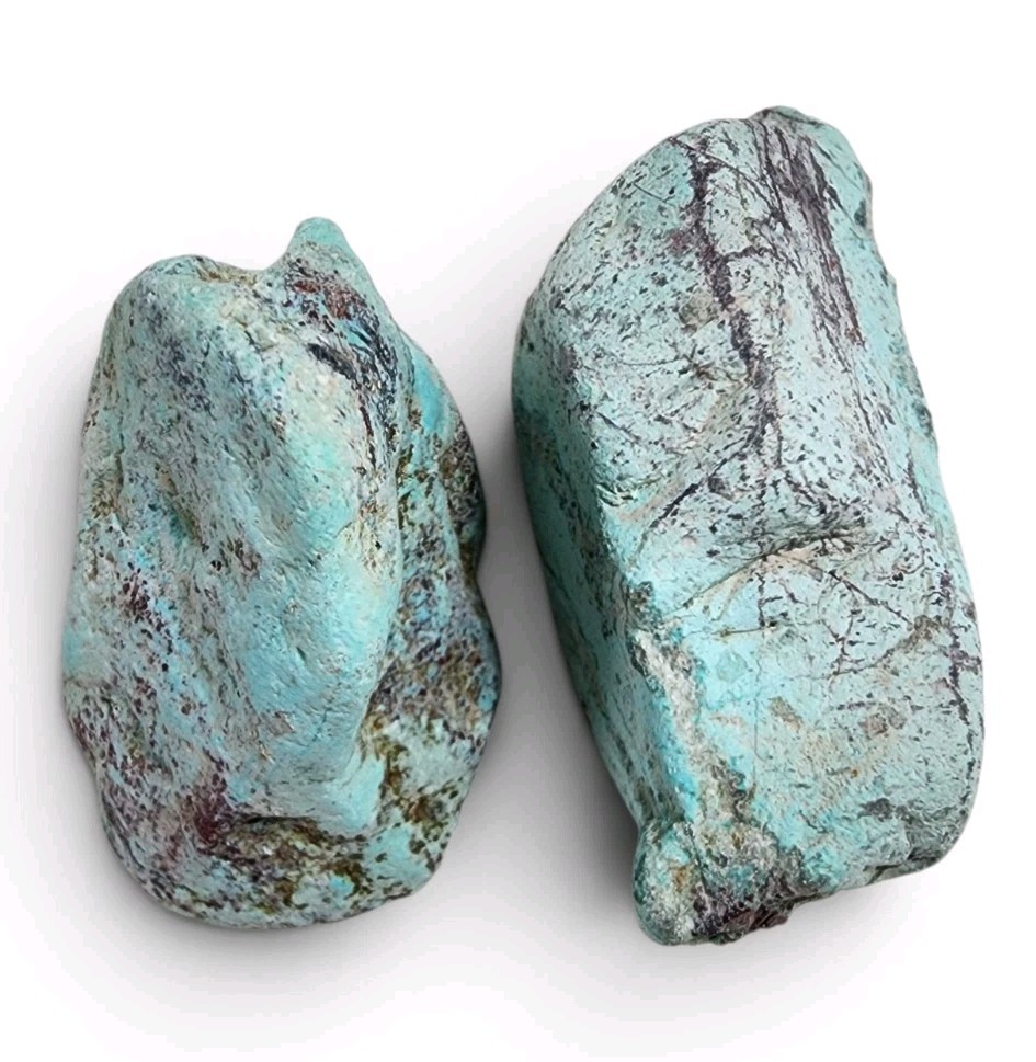 Turquoise Nugget Specimens Arizona 58.9 grams. 2 Piece Lot