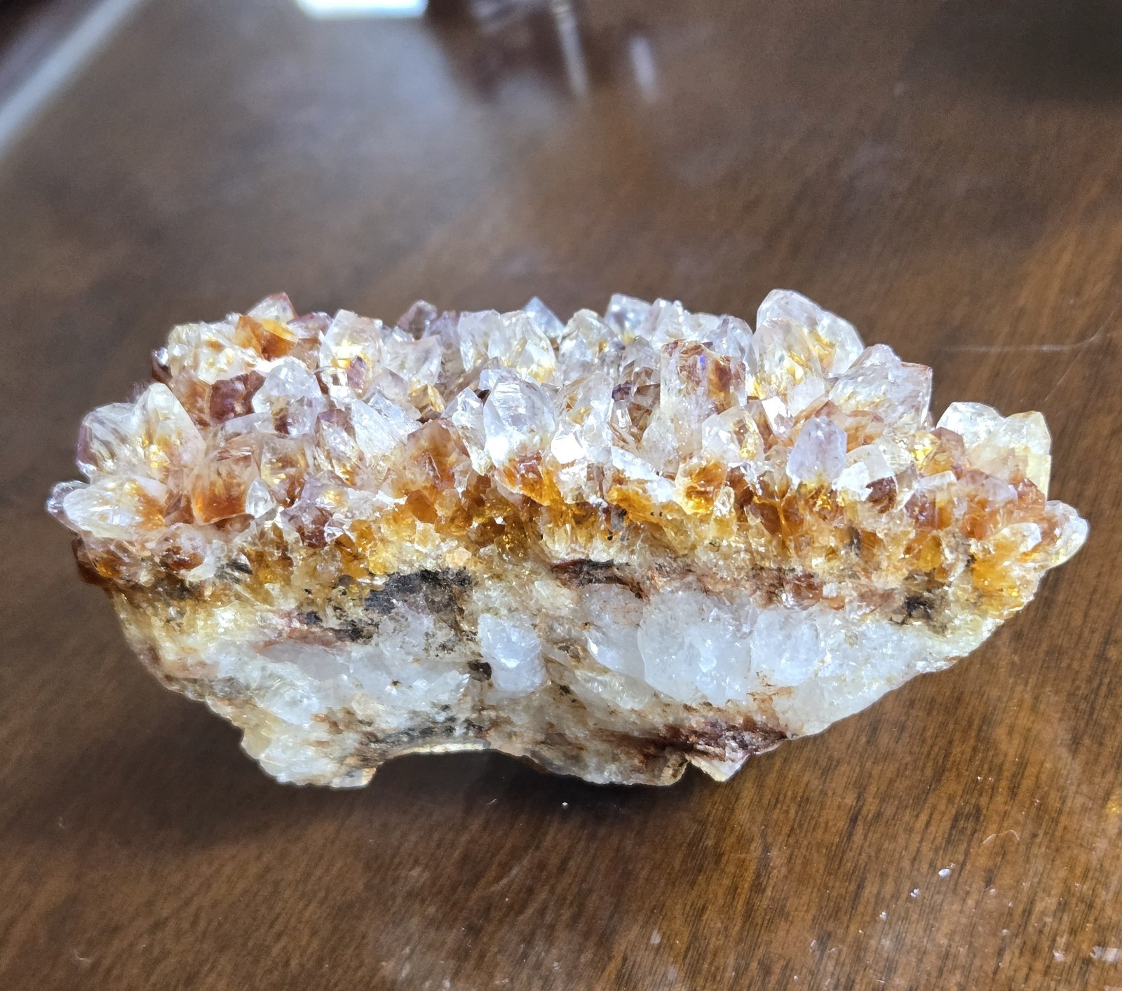 Citrine Crystal Cluster, 3″ – 4.5″ x 2″ – 3.75″, 9 – 15 oz., Bulk Discount