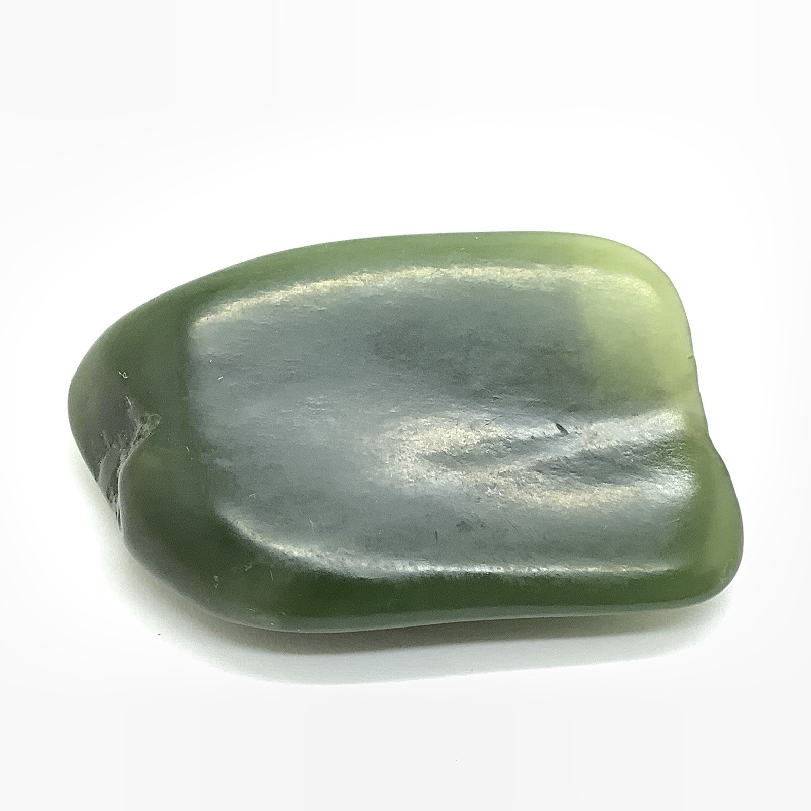 Siberian Jade Pebble Green Nephrite Jade Stone Specimen Siberia 36g