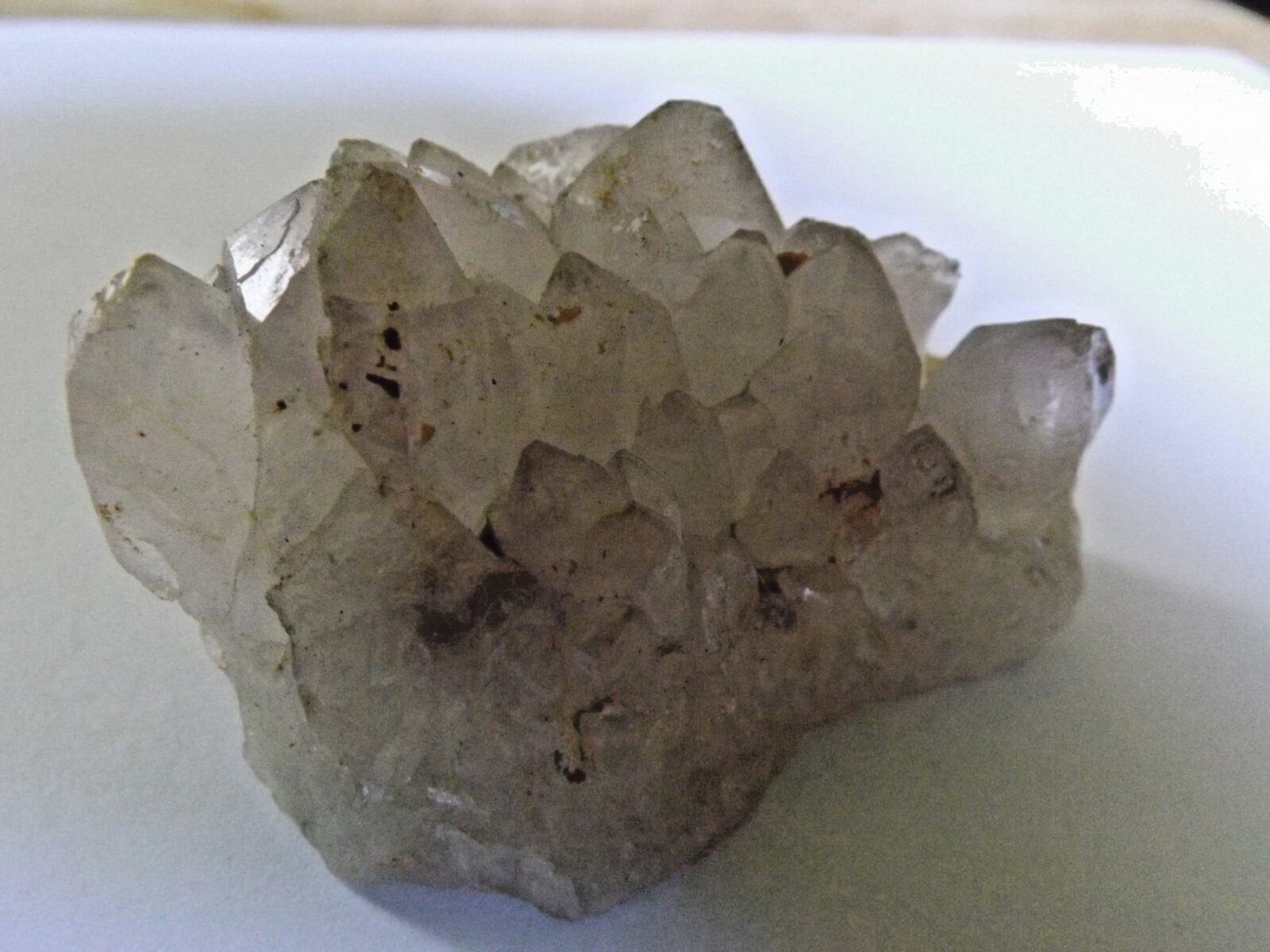 Purple Diamond hill Quartz crystals cluster 103 grams 1-3/4″ x 2-1/4″ X 1-1/4″