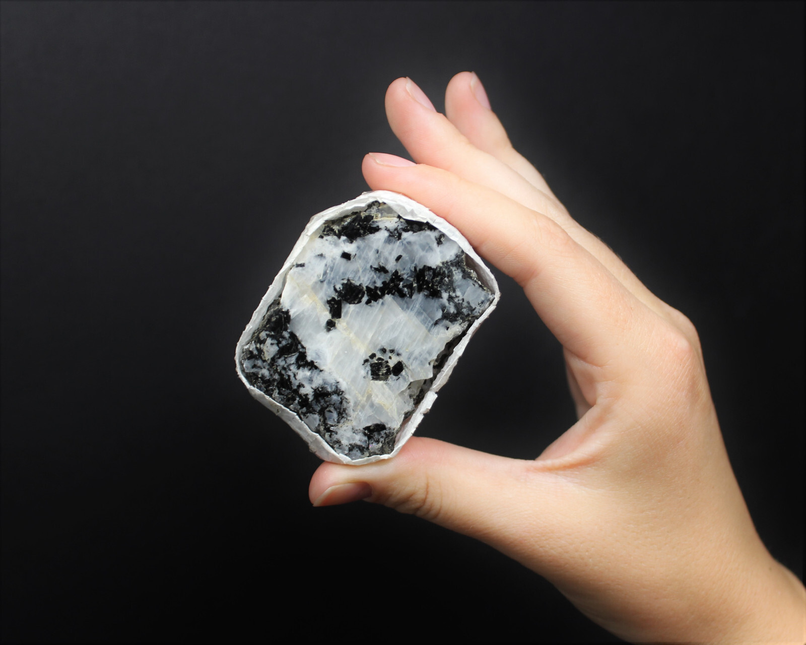 Rainbow Moonstone Premium Natural Rough Specimen Box: 8 or 12 Piece ‘AAA’ Grade