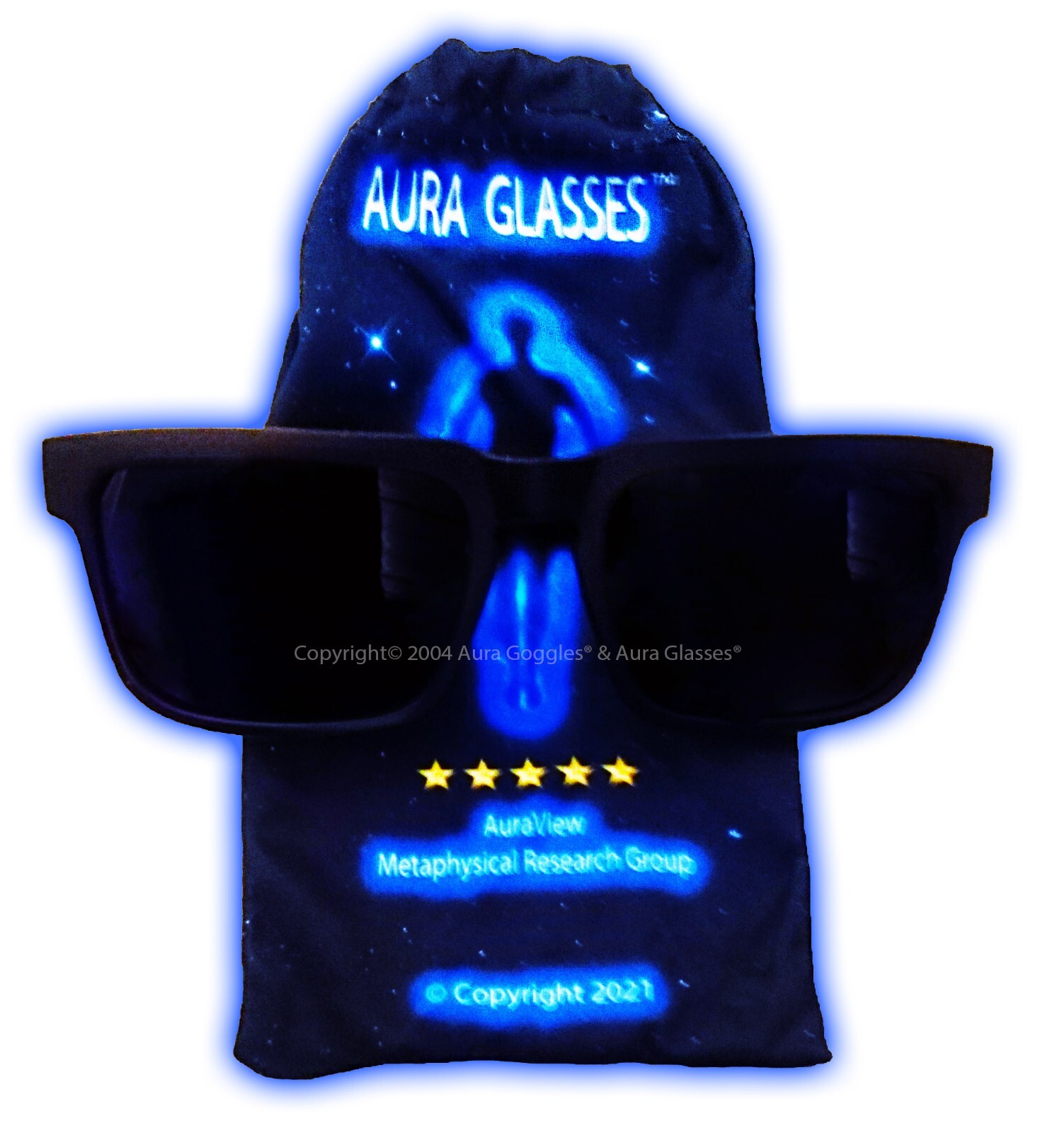 OFFICIAL DICYANIN AURA GLASSES wicca paranormal weird evp chakras ghosts goggles