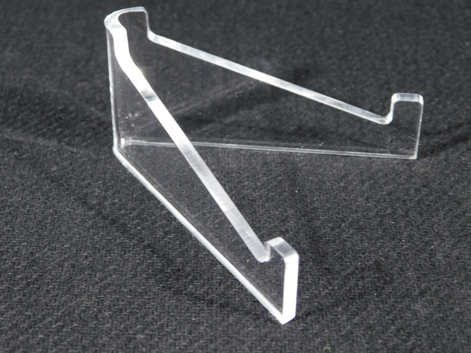 Easel Display Stand Small Size Clear Lucite Low Profile
