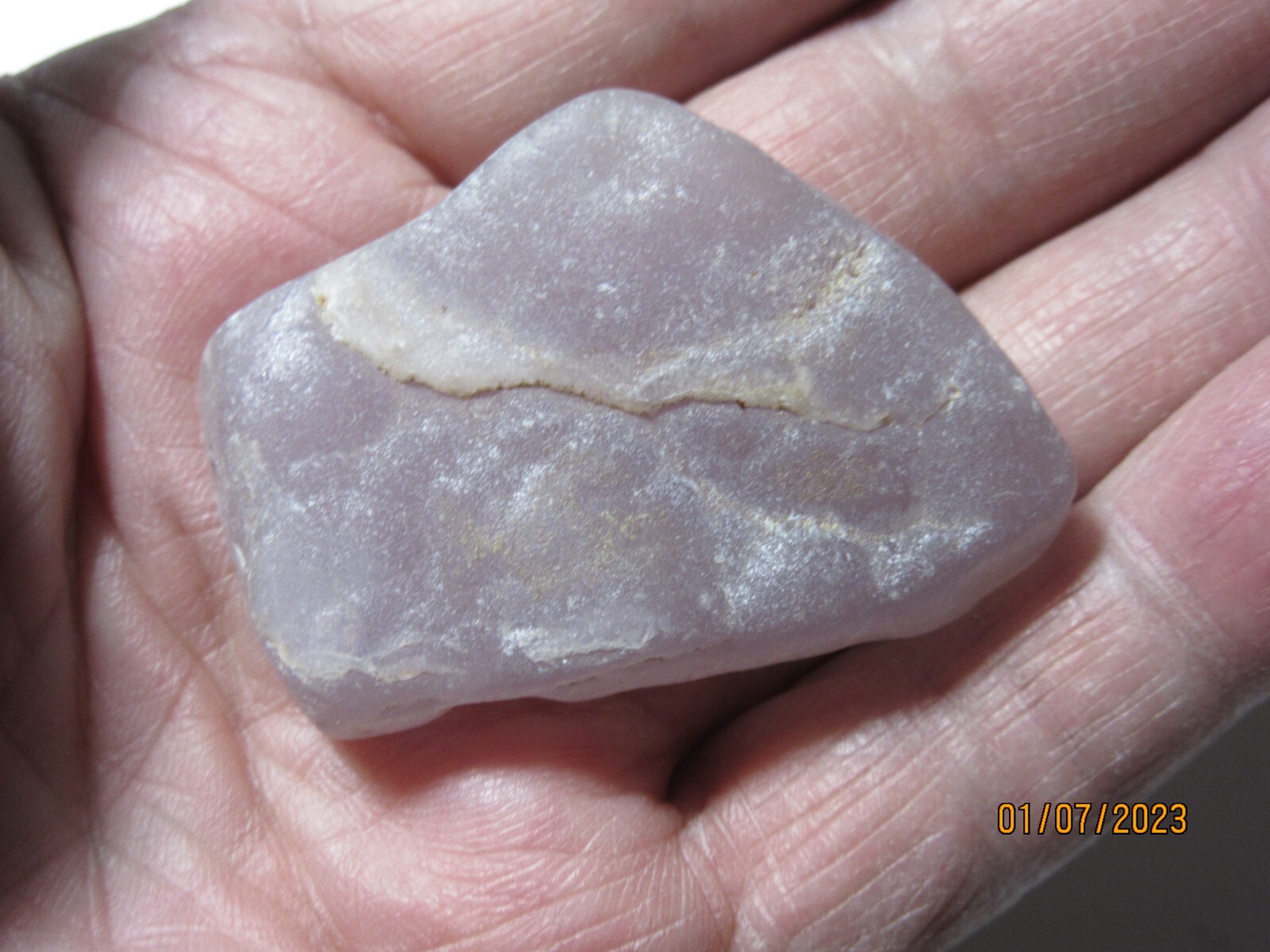 Natural Yttrium Fluorite Tumbled Crystal 1 7/8″ Mineral Collectible Reiki YFTM-1