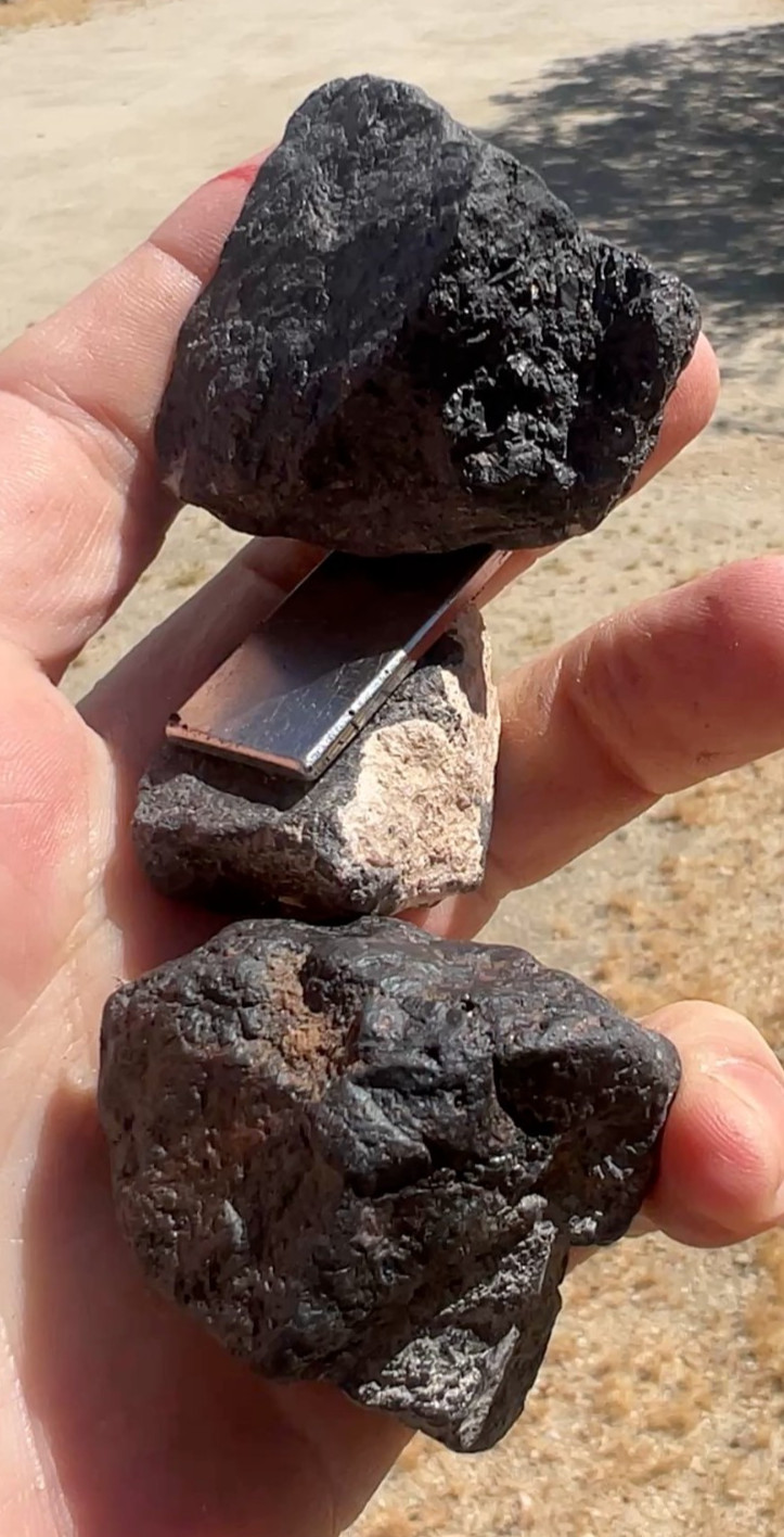 Rough Sonoran Desert Magnetite Nuggets 13oz
