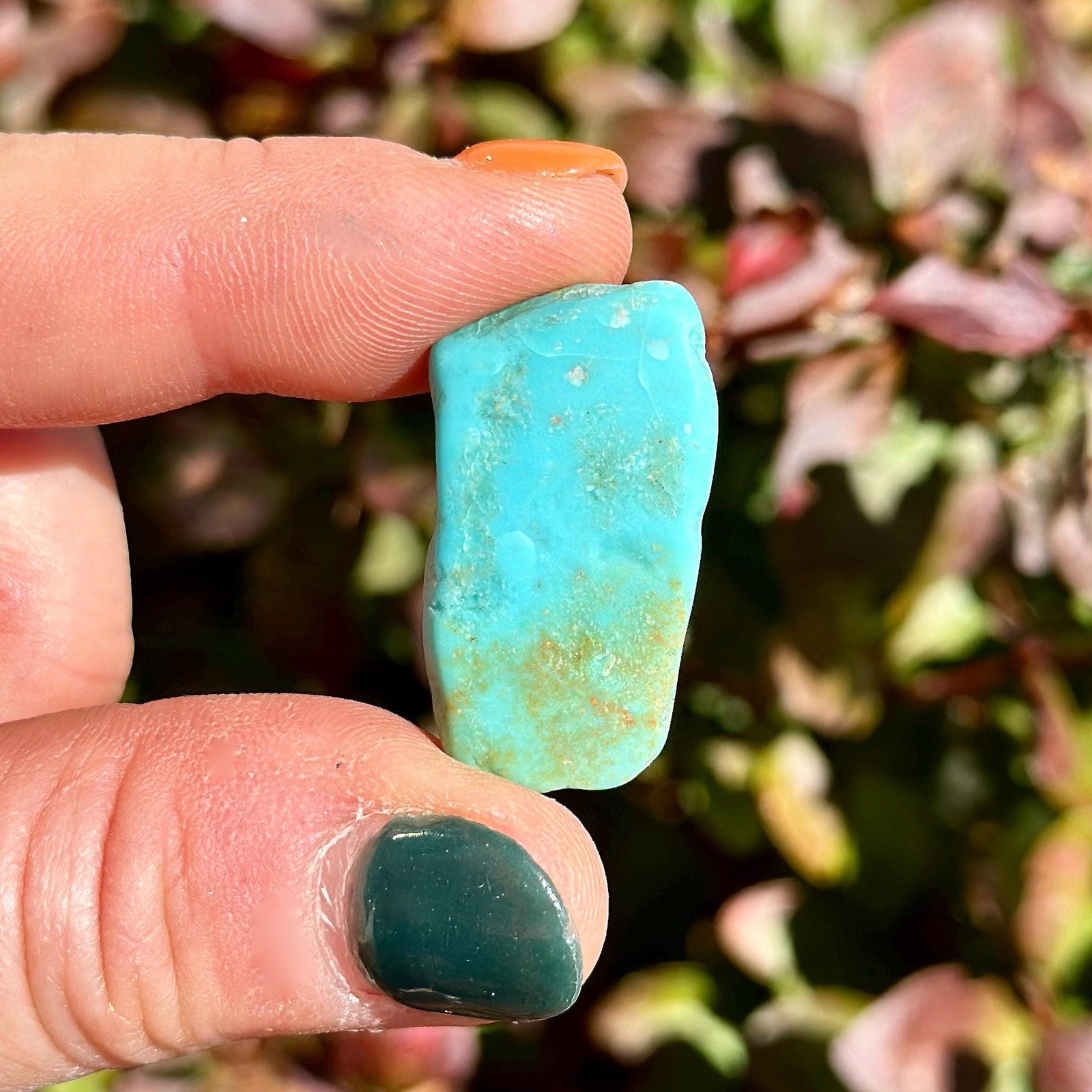 Raw Turquoise Stone, Natural Turquoise from Tyrone, New Mexico, USA