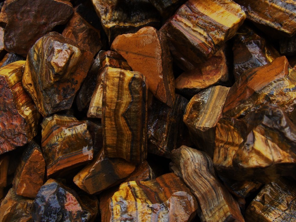 Barrels of Tiger Eye Rough – 500 Carat Lots + a FREE Faceted Gemstone