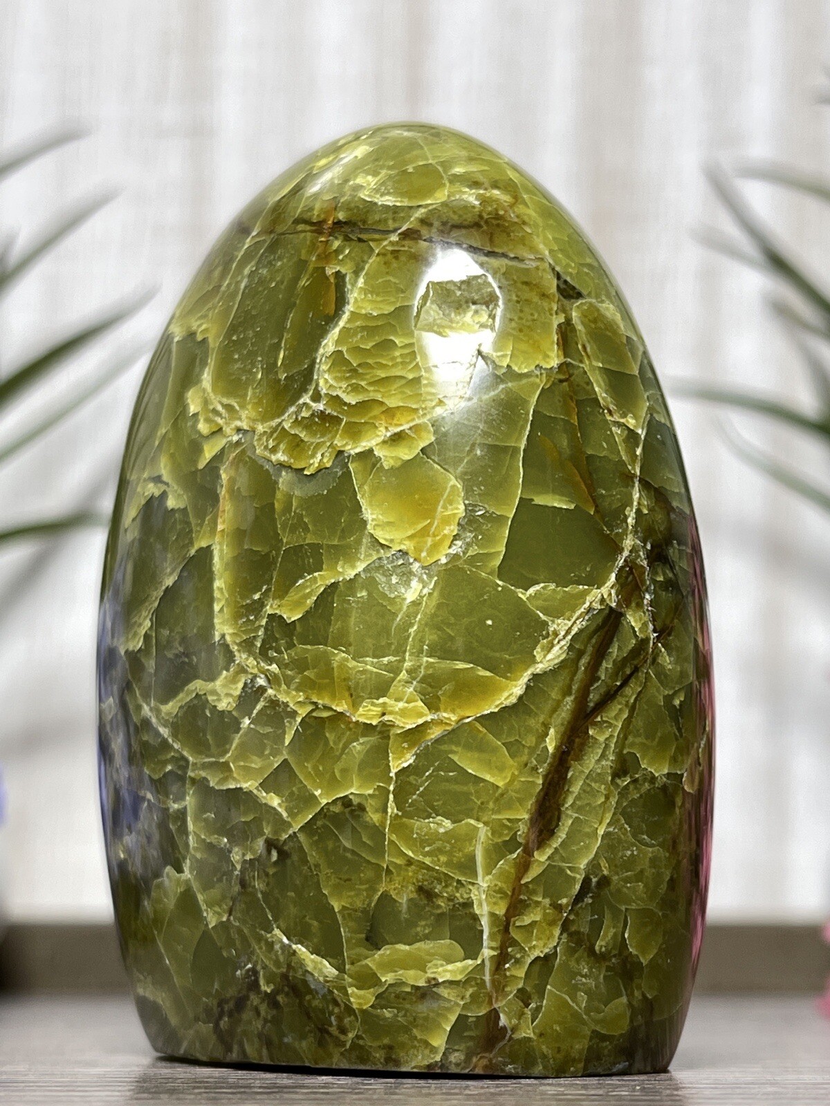 GREEN OPAL FREEFORM – Mineral Chakra Reiki Crystal Witch Energy Meditation Tower