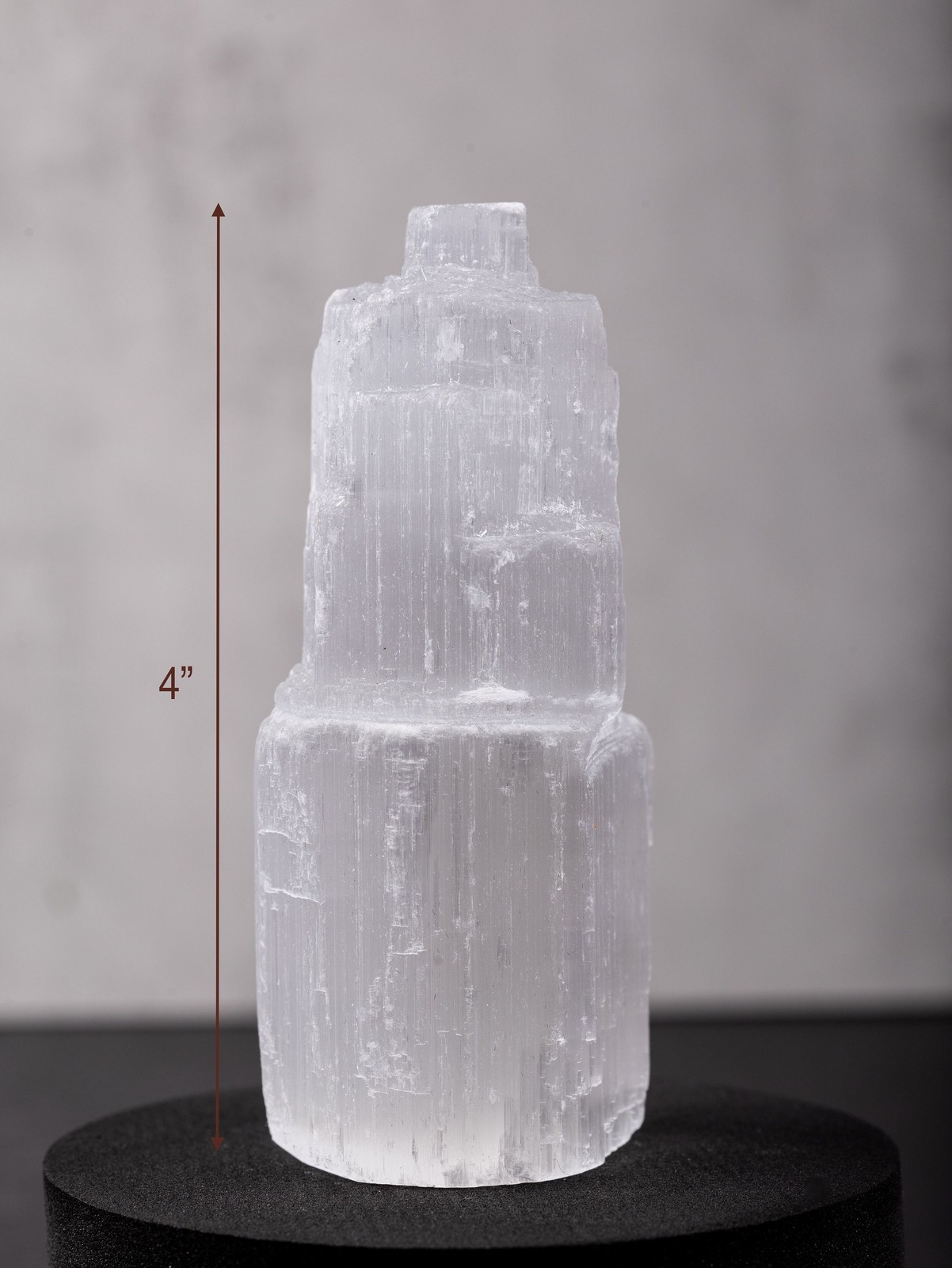 Selenite Tower, Crystal Tower, Cleansing Stone, Meditation, Crystal Gift, 4 Size