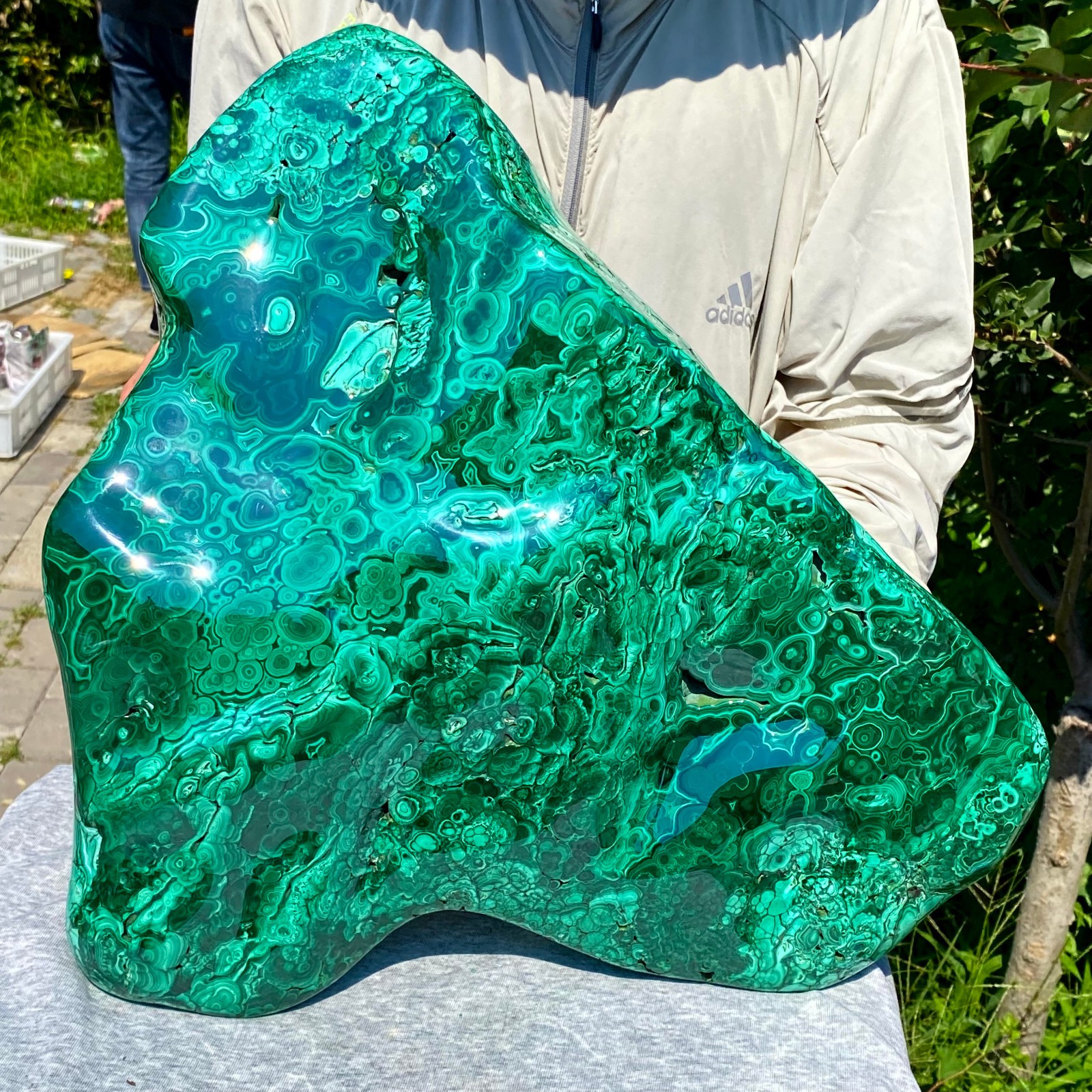 65.91LB TOP Natural Malachite crystal quartz Mineral specimen Reiki gem