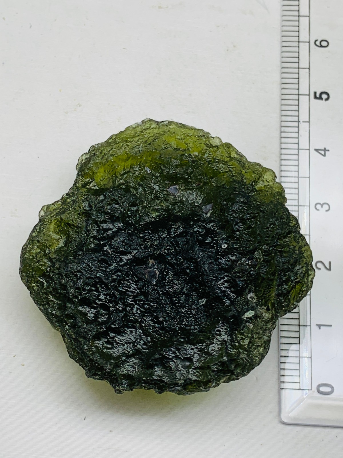 TOP Moldavite Raw Moldavite Crystal from Czech Republic PICcertificate 118CT