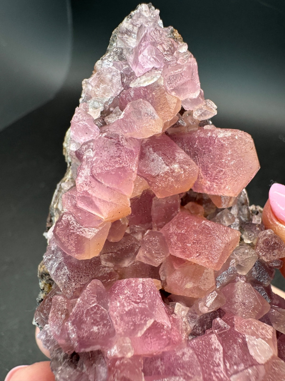 6869 HIGH QUALITY, Huge, Gemmy Cobaltoan Calcite Crystals Morocco 195g