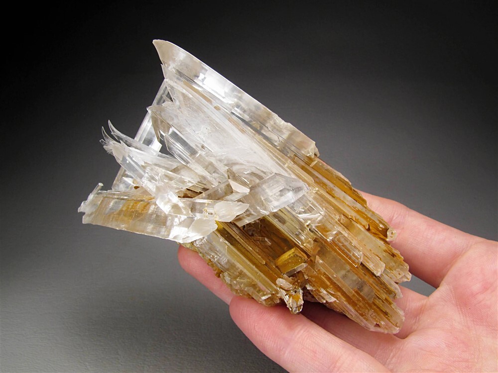 Gypsum var. Selenite Qinglong Mine Guizhou Province, China
