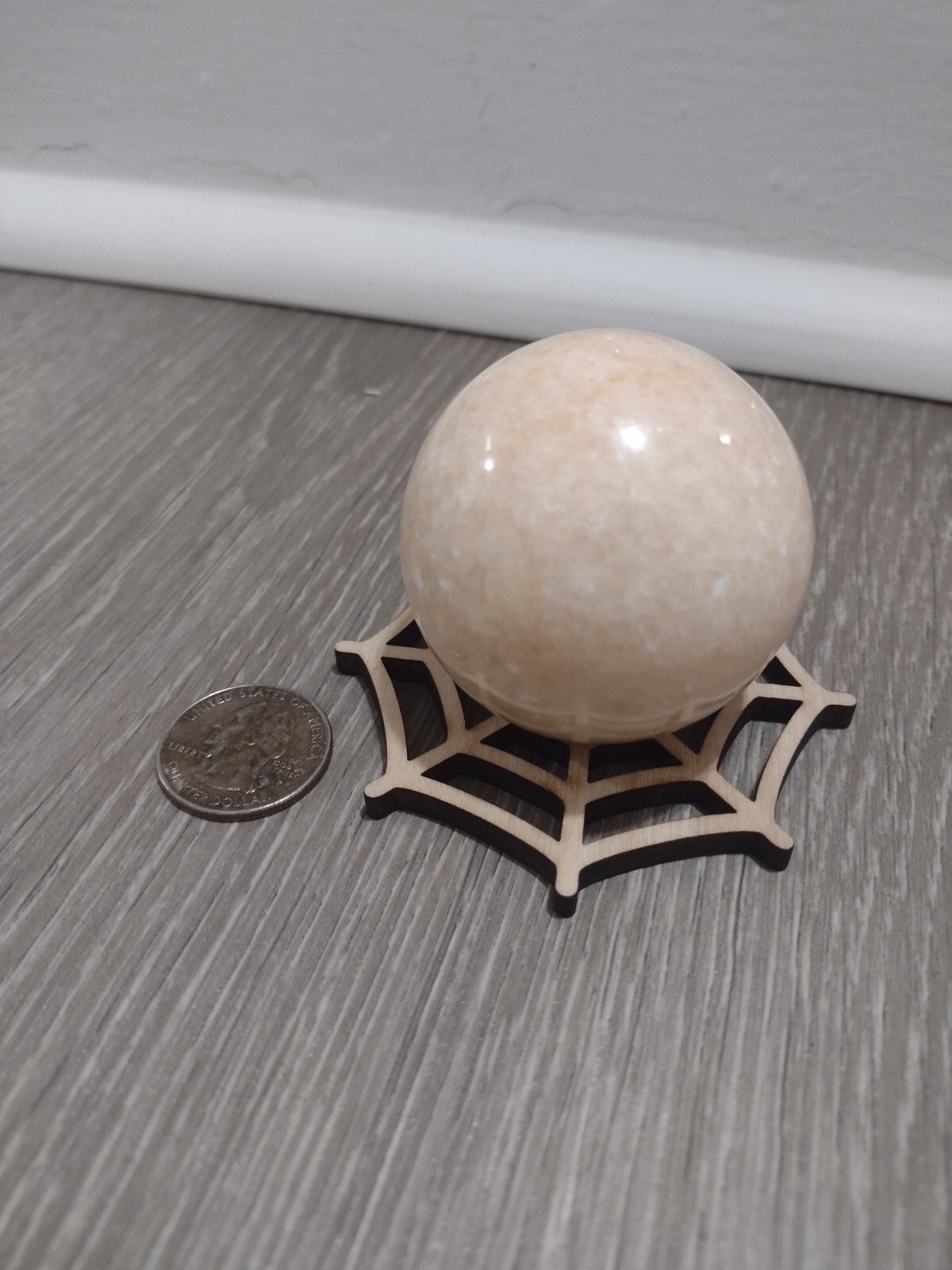10 Crystal Sphere holders – Spider Web crystal ball holder bundle 2″ spheres