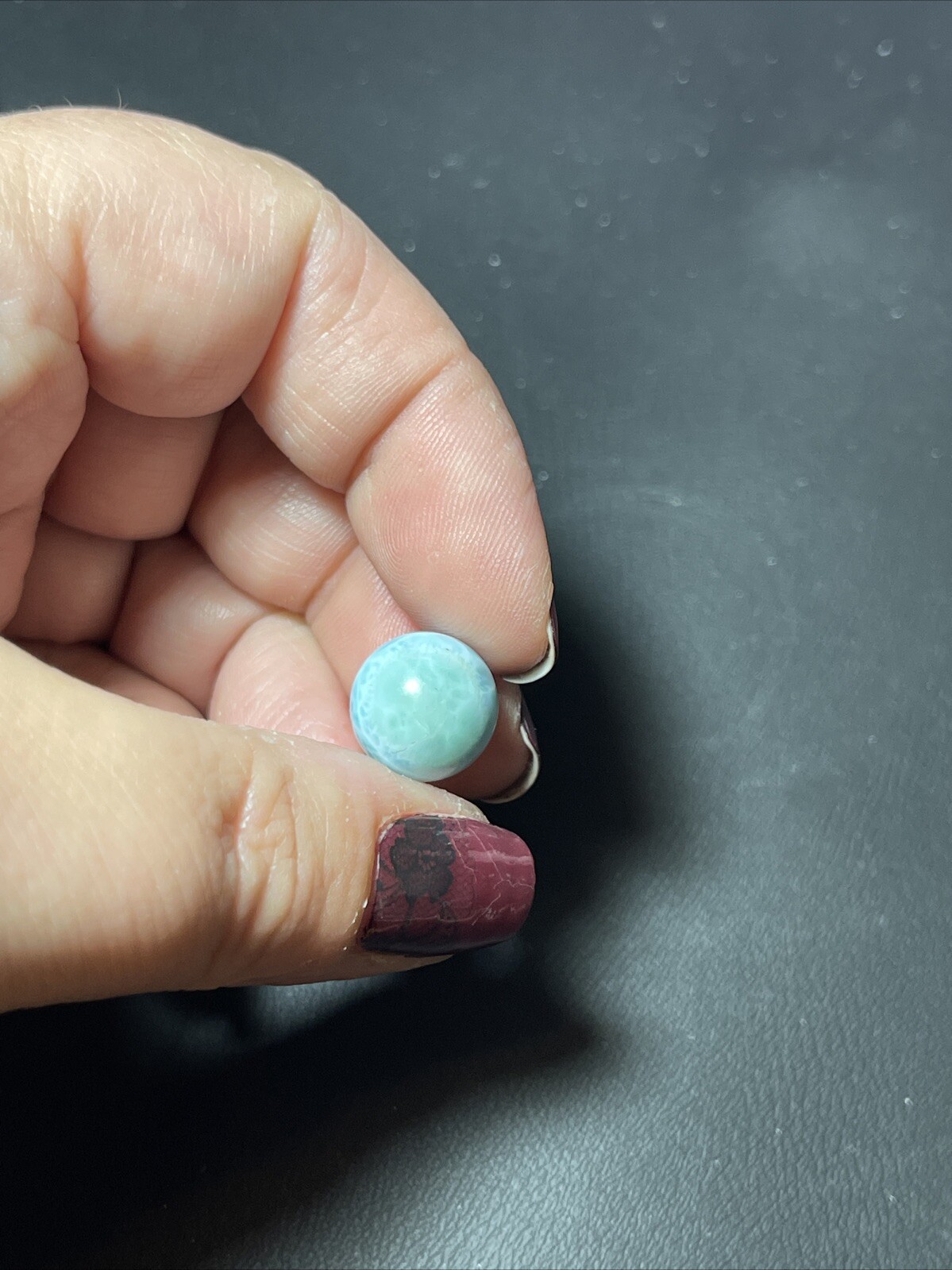 Larimar Mini Sphere Ball Orb Marble 12mm