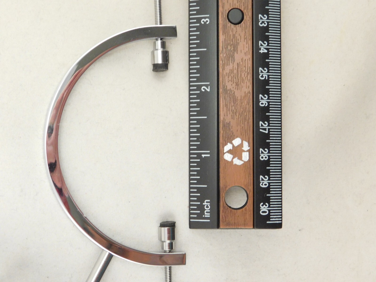 Display Stand CALIPER Type Adjustable Chrome Medium Size