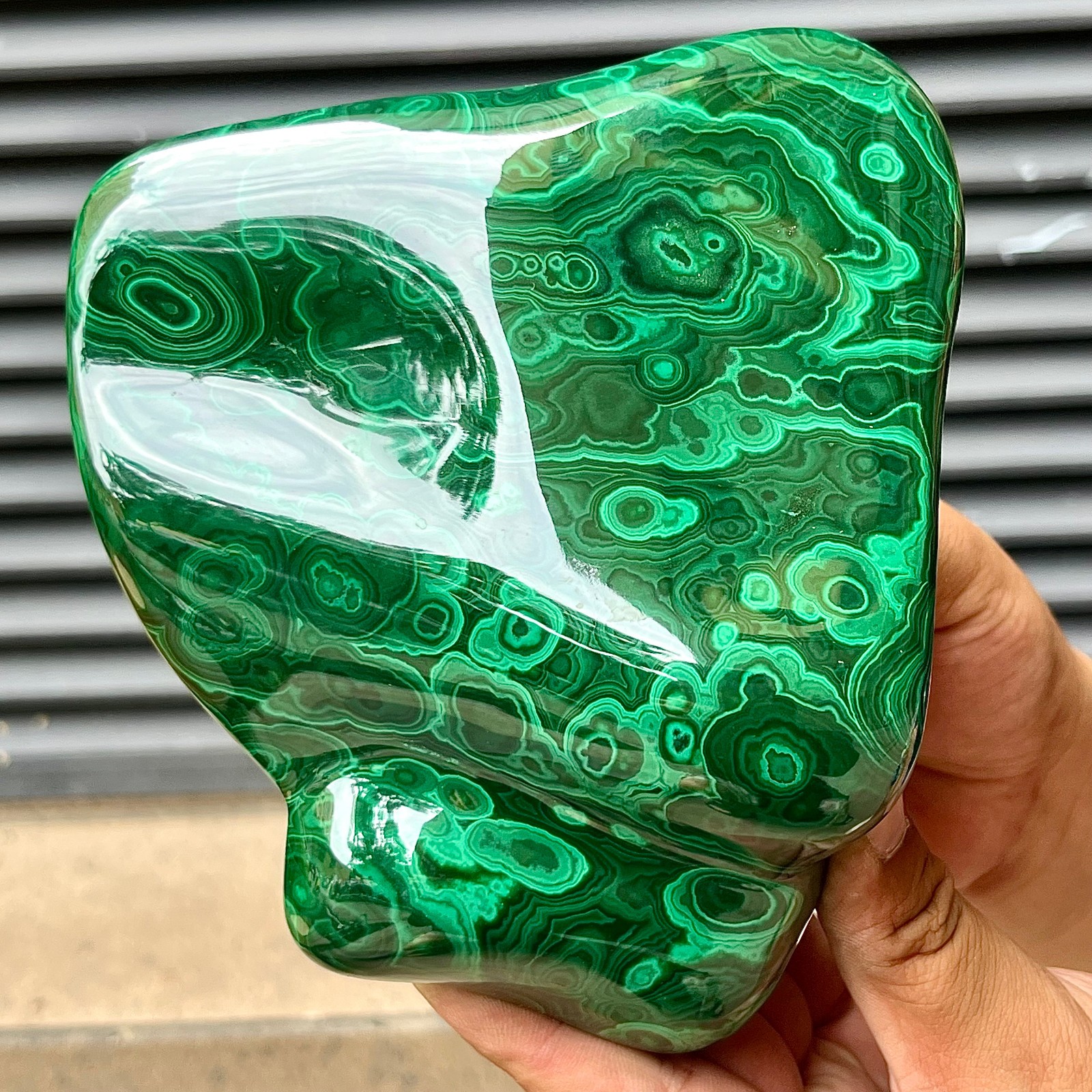 Malachite Polished Stone Natural Green Crystal Gemstone Reiki Chakra 4 lb