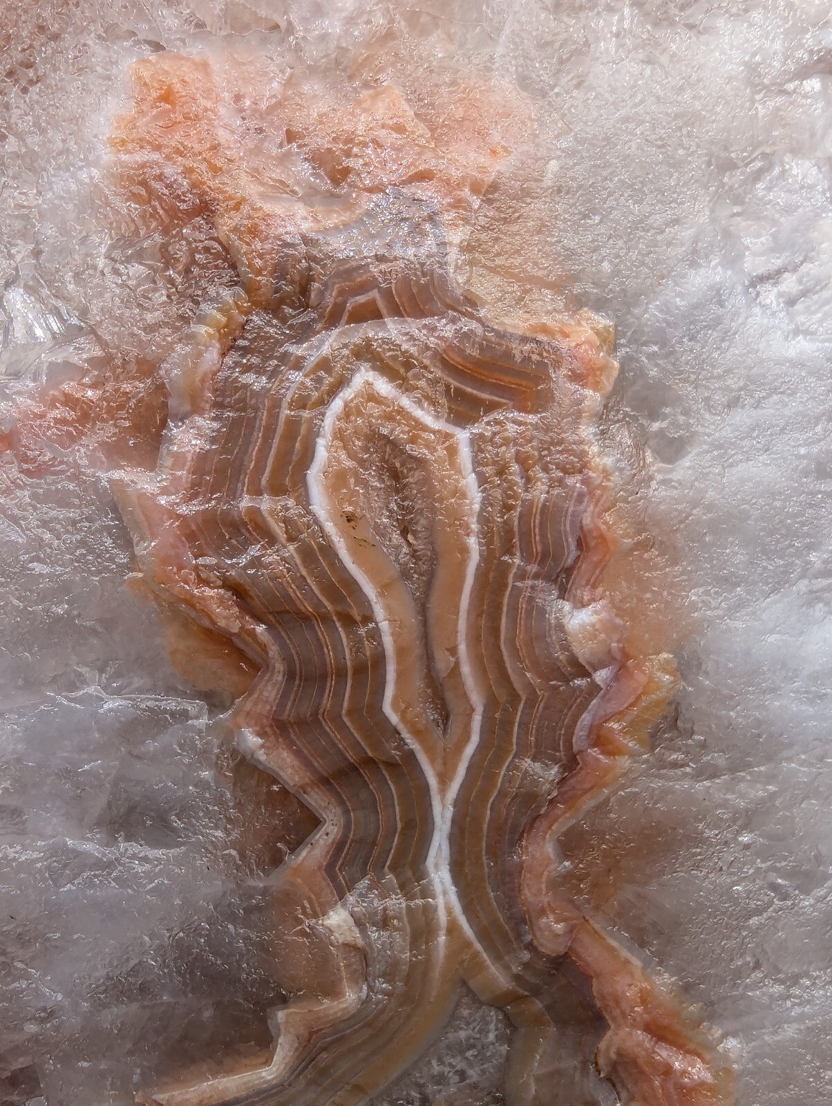 1 LB 3.75 OZ INCREDIBLE DISPLAY FLOATER LAKE SUPERIOR AGATE GEMSTONE