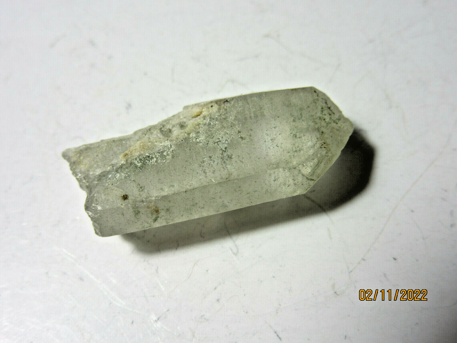 Green Chlorite Quartz Crystal Point Healer 1 3/16 Inch Collectible Reiki GCH-2