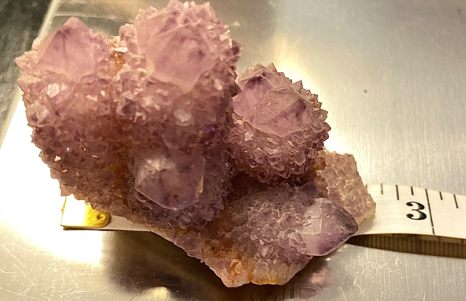 Spirit Quartz Fairy Cactus Quartz Amethyst Cluster South Africa 3.49 oz