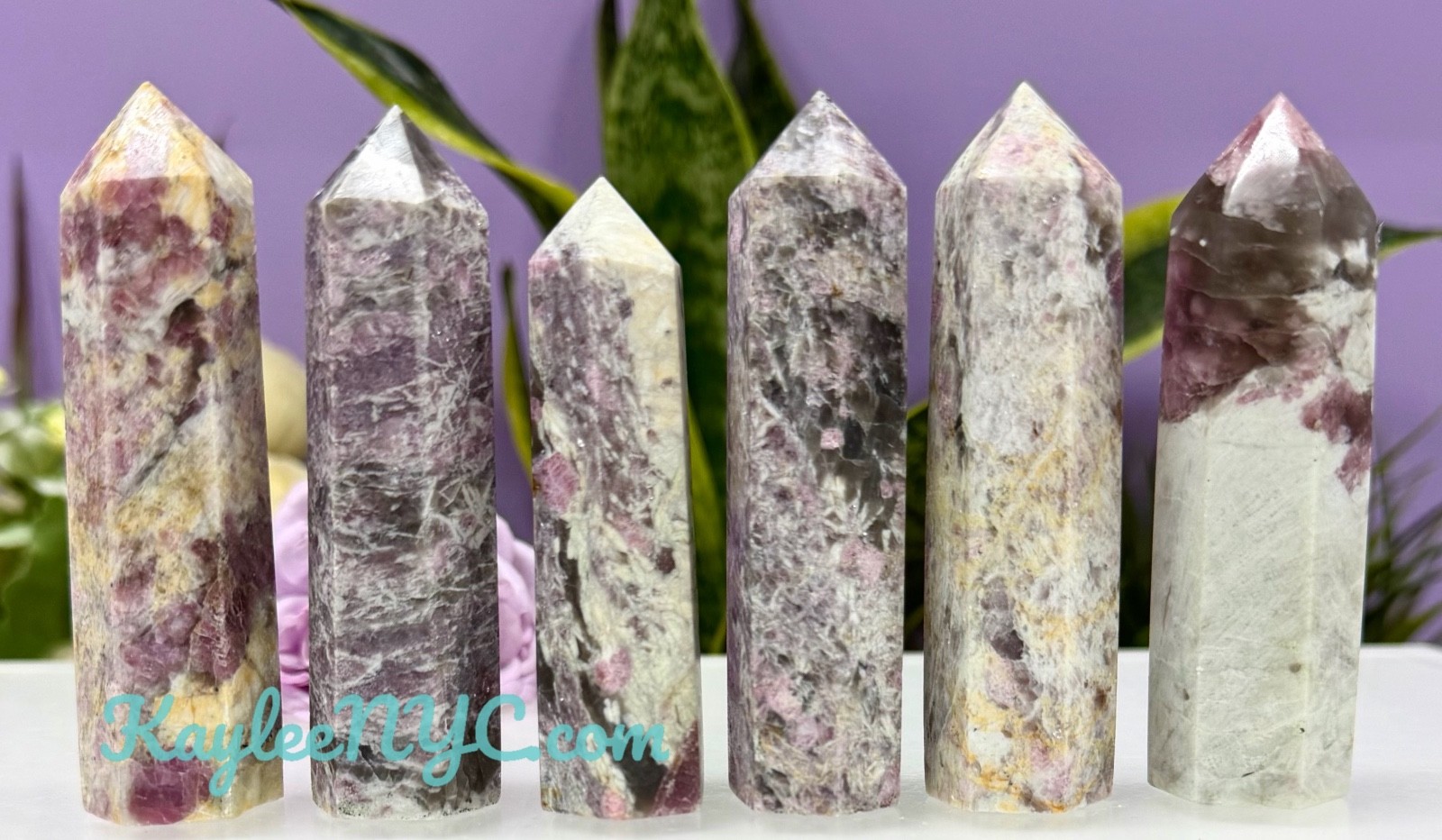 Wholesale Lot 1 Lb Natural Pink Tourmaline Unicorn Stone Obelisk Tower Crystal