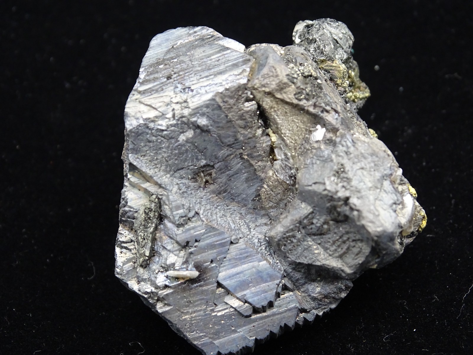 Silvery-white Arsenopyrite and Pyrite, China