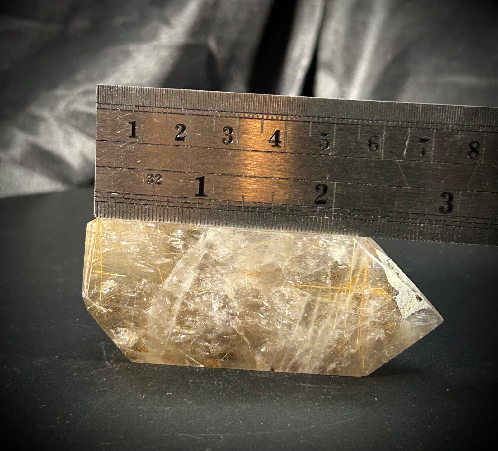 2.96″ Gold Rutilated Lodolite (Garden) Quartz Freeform 2.6oz (72 grams)