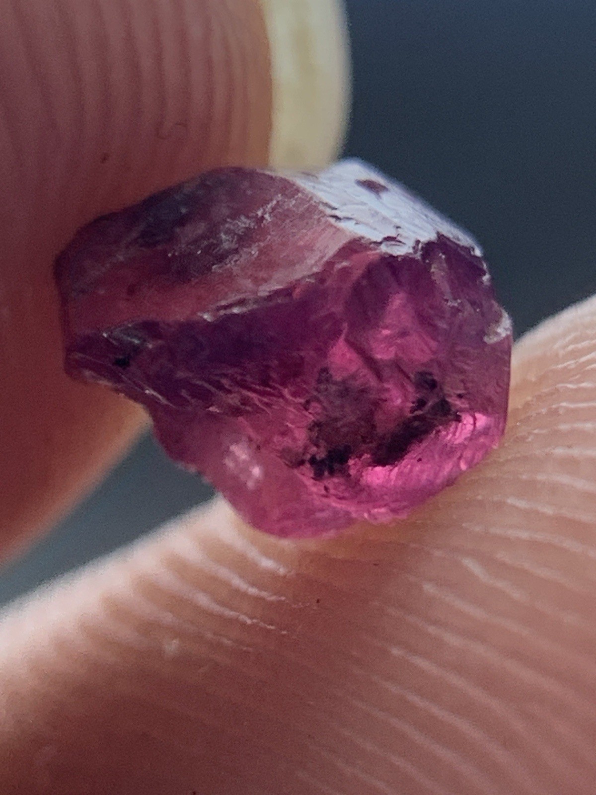 1.10 Crts Extremely Rare Stunning Facet Grade Pink & Blue Winza Sapphire @winza