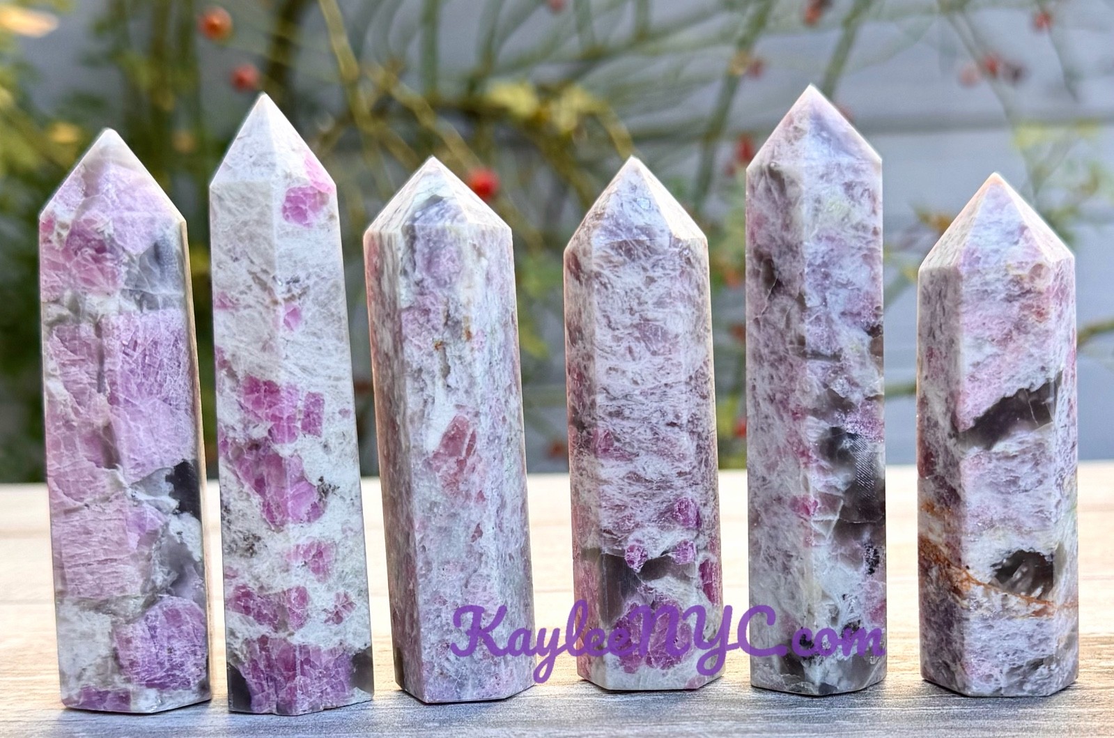 Wholesale Lot 1 Lb Natural Pink Tourmaline Unicorn Stone Obelisk Tower Crystal