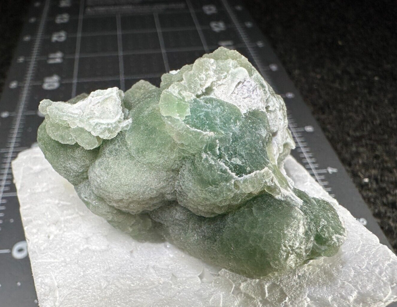 ➤ 2-1/2″ GREEN BOTRYOIDAL FLUORITE – Nancy Hanks Claim Mesa County CO VIDEO➤249