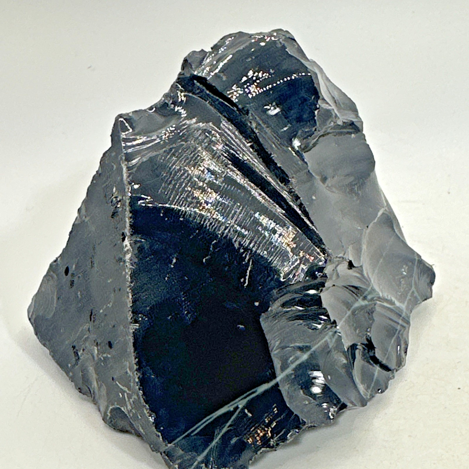 Beautiful Spider Web Obsidian Specimen 352 Grams