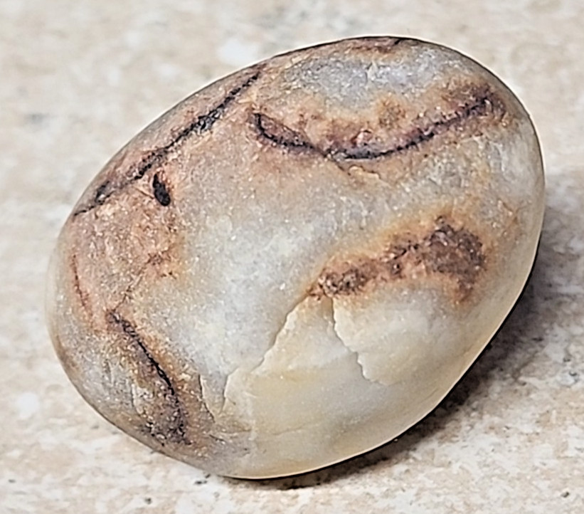 Lake Superior Jasper & Quartz Rough Stone 1 Ounce ** Not Polished of Cleaned **