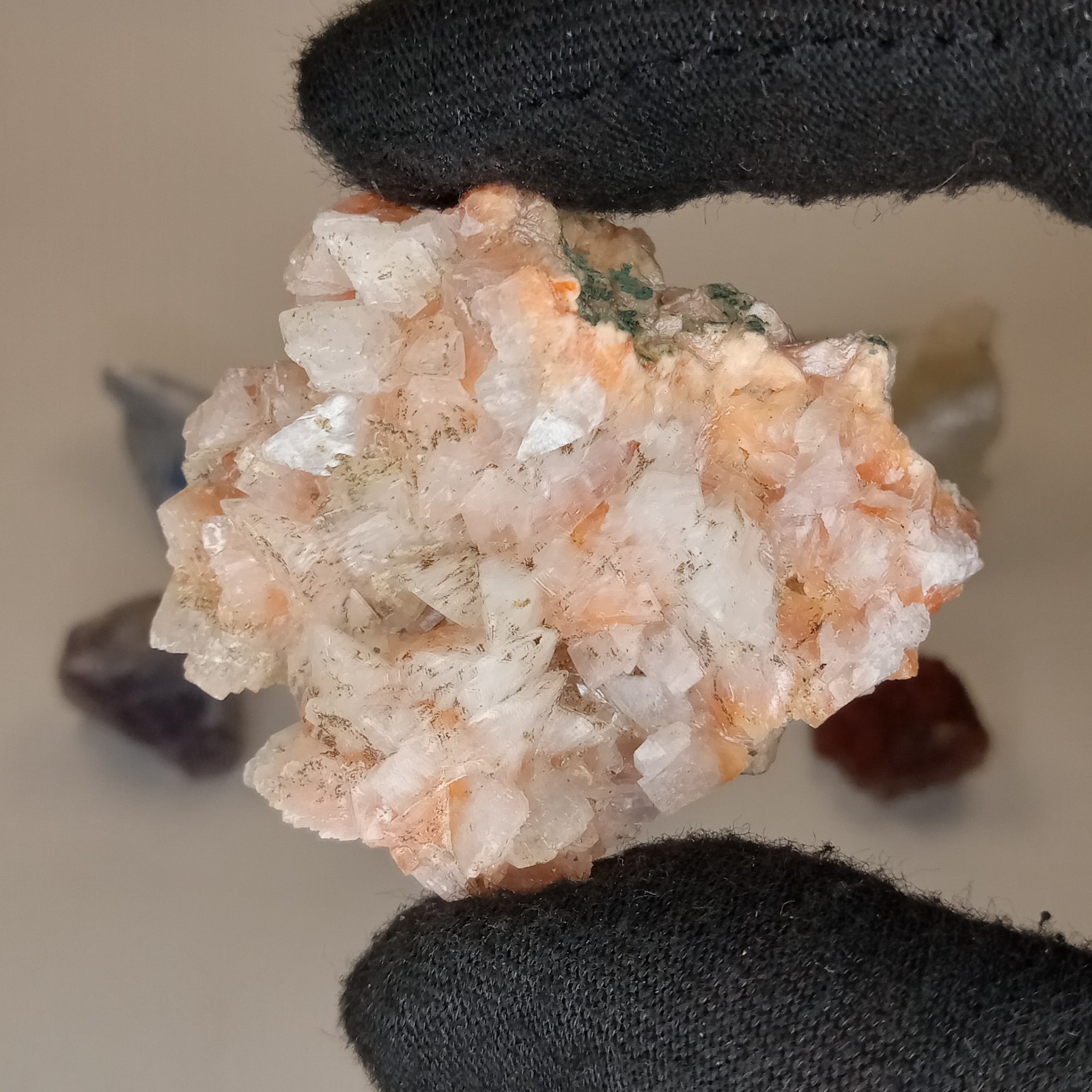Mixed Mineral Specimen Lot 6pc Kyanite Apophyllite Garnet Stilbite I12
