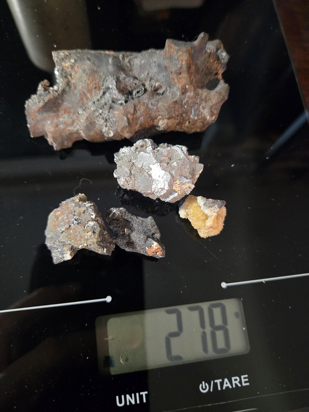 278g 5 Pieces Magnetic Minerals Magnetite Stones