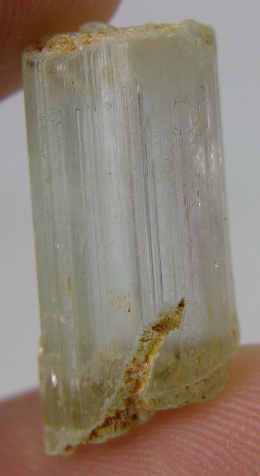16.00ct Pakistan 100% Natural Terminated Top Aquamarine Crystal Specimen 3.20g