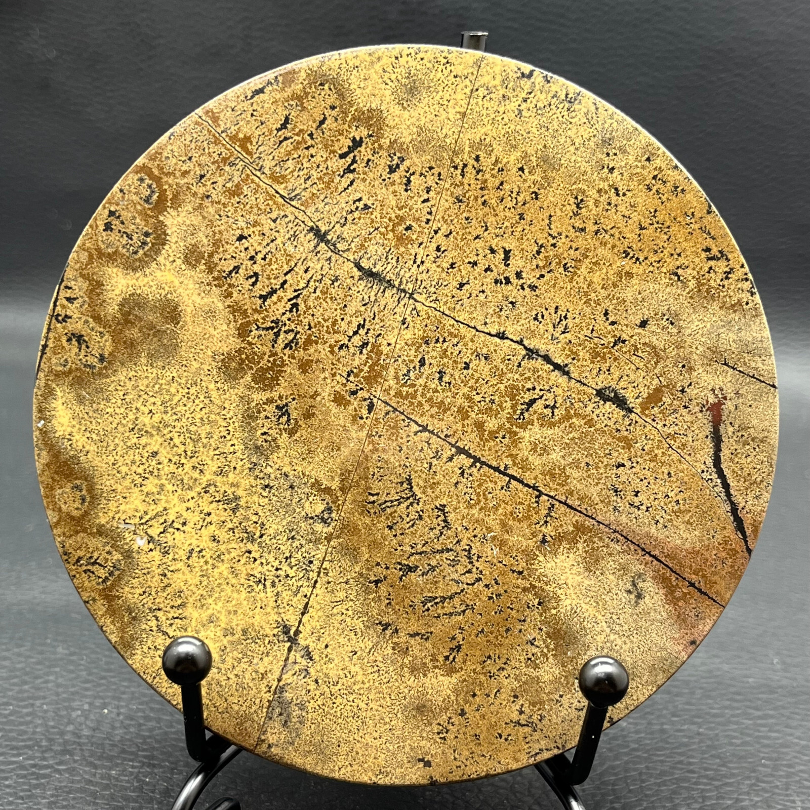 129G Natural Chinese painting stone crystal ornaments for home decoration L6