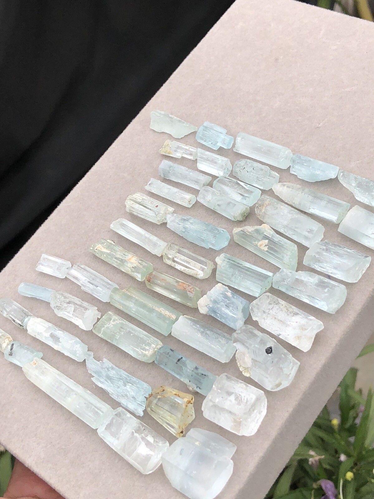 100 Grm Top Class Aqumarine Crystal Natural Colour Shiger Pakistan