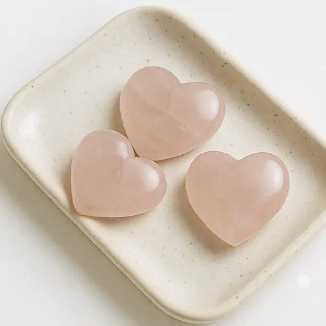 10 LB Mini Rose Quartz Hearts Bulk Lot Polished Natural Crystal Assortment