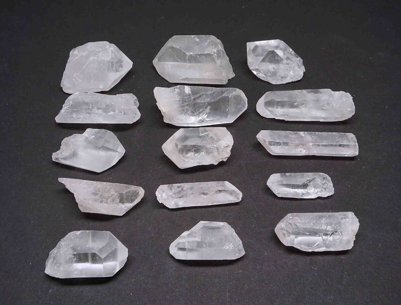 Quartz Crystal Points 10 Oz Box Raw Natural Clear Crystals Wholesale Gemstones