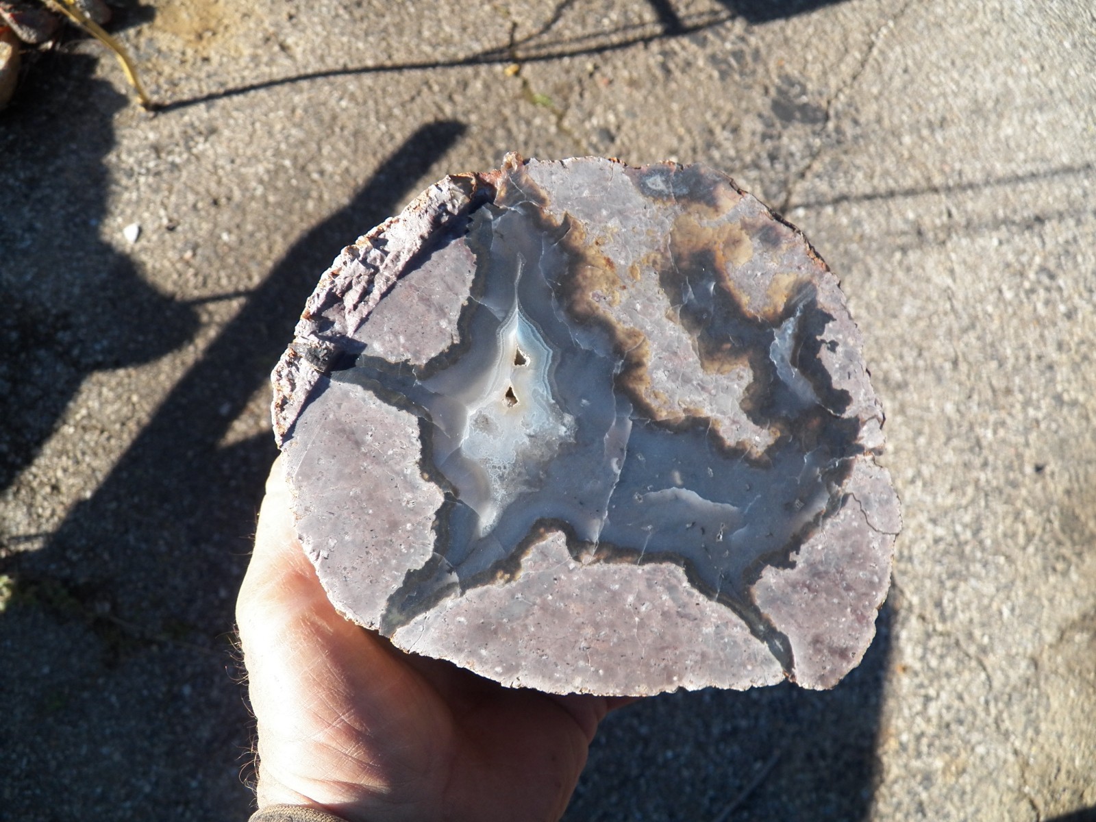 Large Thunderegg agate specimen from Cubuk Turkey not polished